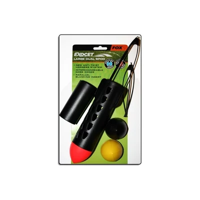 Fox Etetőrakéta Exocet Dual Spod Large