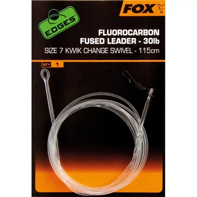 FOX FluoroCarbon Fused Leader Kwik change 115cm size 7