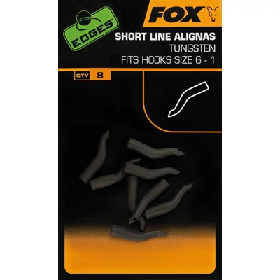 FOX Edges Tungsten Line Alignas 8x 10-7 - rövid horogbefordító