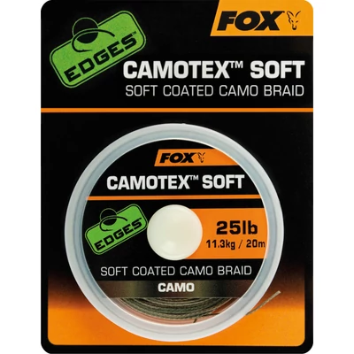 FOX Camotex Soft Camo 20m 25lb - előkezsinór