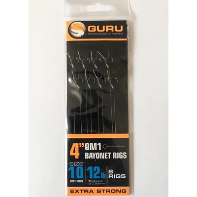 Guru QM1 Bayonet Ready Rigs 15" 38 cm - 10 QM1 - 12lb/0,25mm