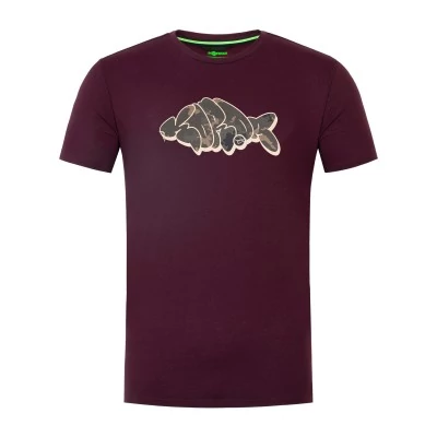Korda - Outline Tee Burgundy / 2XL
