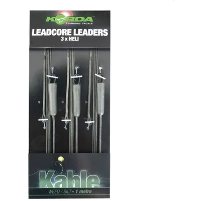 Korda Leadcore Leader Heli Gravel 3 per pack - 1 m