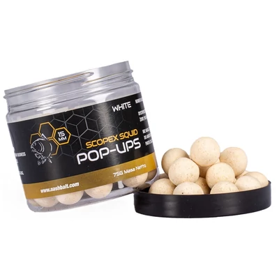Nash - Boilie Pop Ups Scopex Squid White 75g 15mm