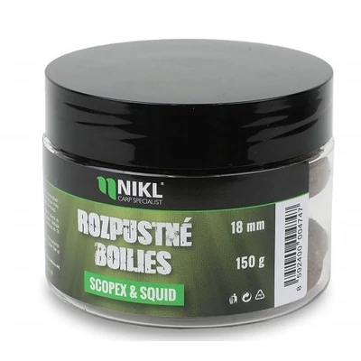 Nikl Oldódó Bojli Halfogáshoz Scopex Squid 18mm 150g