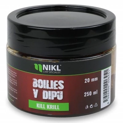 Nikl Csali Halak Horgászatához Bojli Dipben Kill Krill 24mm 250g