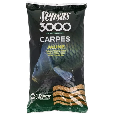 SENSAS ETETŐANYAG 3000 CARPES JAUNE (PONTY-SÁRGA) 1KG