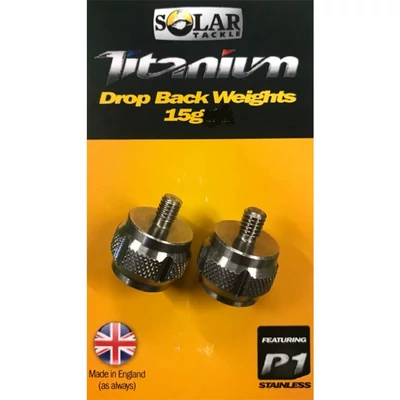 Solar Tackle - Swinger súly Titanium Drop Back Weights 2x 30g