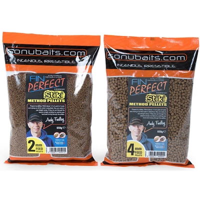 Pelety Sonubaits FIN PERFECT STIKI METHOD PELLETS 650g 4mm