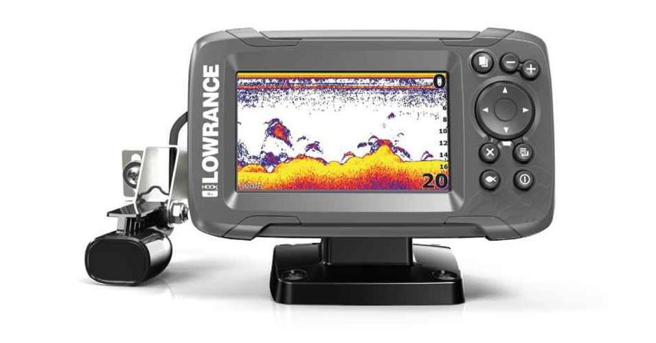 Lowrance Hook2-4x Fishfinder GPS avec Bullet Skimmer Transducteur CE ROW  000-14015-001 62120301